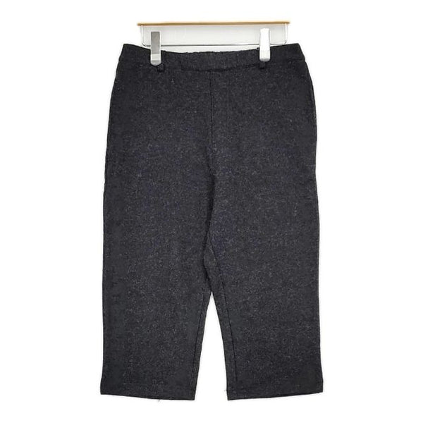 style+confort tricot ウール クロップドパンツ チャコールグレー レディース スティールエコンフォール【中古】5-1020T∞