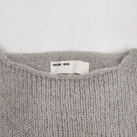 evam eva アルパカウール E164K005 セーター ニット ライトグレー レディース エヴァムエヴァ【中古】5-1014T♪