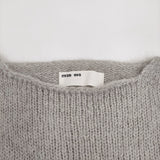 evam eva アルパカウール E164K005 セーター ニット ライトグレー レディース エヴァムエヴァ【中古】5-1014T♪
