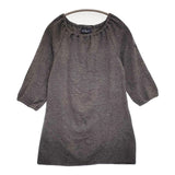 Le Minor ウール混 七分袖 サイズ1 ニット グレー レディース ルミノア【中古】5-1014T♪