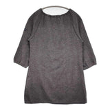 Le Minor ウール混 七分袖 サイズ1 ニット グレー レディース ルミノア【中古】5-1014T♪