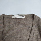 evam eva E143K047 ウール Vネック セーター ニット ベージュ レディース エヴァムエヴァ【中古】5-1020T∞