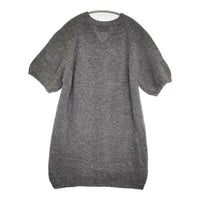 John Molloy アルパカ100％ 半袖 07F/W ロング カーディガン グレー レディース ジョンモロイ【中古】5-1014T♪