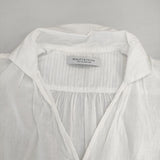 BEAUTY&YOUTH UNITED ARROWS コットンライトロングプルオーバー チュニック ブラウス シャツ ホワイト レディース ビューティアンドユース【中古】6-0323M∞