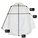 BEAUTY&YOUTH UNITED ARROWS コットンライトロングプルオーバー チュニック ブラウス シャツ ホワイト レディース ビューティアンドユース【中古】6-0323M∞