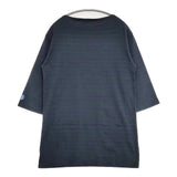 ORCIVAL RC-6819 ボーダー コットン チュニック ワンピース グリーン パープル レディース オーシバル/オーチバル【中古】6-0101M∞