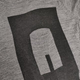 Ebonyivory ウール混 フロントポケット ニットチュニック ワンピース グレー レディース エボニーアイボリー【中古】5-1020T∞