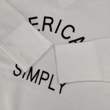 AMERICANA ロゴ トレーナー スウェット ホワイト レディース アメリカーナ【中古】6-0101M∞