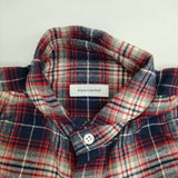 style+confort チェック ネル 長袖シャツ レッド ネイビー レディース スティールエコンフォール【中古】5-1020T∞