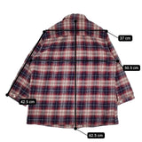 style+confort チェック ネル 長袖シャツ レッド ネイビー レディース スティールエコンフォール【中古】5-1020T∞