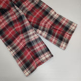 45R/45rpm インドネルチェックシャツジャケット 定価22000円 ジャケット レッド レディース フォーティーファイブアールピーエム【中古】5-1020T∞