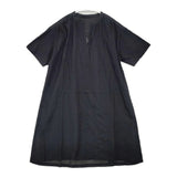 style+confort tricot カットワーク 刺繍 コットン 日本製 サイズ2 ワンピース ブラック レディース スティールエコンフォール【中古】6-0410S△