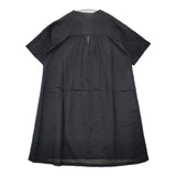 style+confort tricot カットワーク 刺繍 コットン 日本製 サイズ2 ワンピース ブラック レディース スティールエコンフォール【中古】6-0410S△