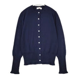 homspun 132-7585 ウール カーディガン ネイビー レディース ホームスパン【中古】5-1020T∞