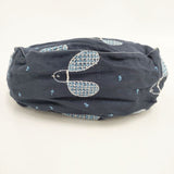 mina perhonen ss9980 meow bag plover ミャオバッグ大 刺繍 ショルダーバッグ ネイビー レディース ミナペルホネン【中古】6-0101G∞