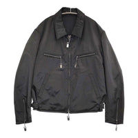 Yohji Yamamoto POUR HOMME ヴィンテージナイロンツイルシングルブルゾン 24AW ブラック メンズ ヨウジヤマモトプールオム【中古】5-0908T♪