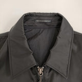 Yohji Yamamoto POUR HOMME ヴィンテージナイロンツイルシングルブルゾン 24AW ブラック メンズ ヨウジヤマモトプールオム【中古】5-0908T♪