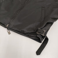 Yohji Yamamoto POUR HOMME ヴィンテージナイロンツイルシングルブルゾン 24AW ブラック メンズ ヨウジヤマモトプールオム【中古】5-0908T♪