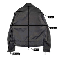 Yohji Yamamoto POUR HOMME ヴィンテージナイロンツイルシングルブルゾン 24AW ブラック メンズ ヨウジヤマモトプールオム【中古】5-0908T♪