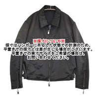 Yohji Yamamoto POUR HOMME ヴィンテージナイロンツイルシングルブルゾン 24AW ブラック メンズ ヨウジヤマモトプールオム【中古】5-0908T♪