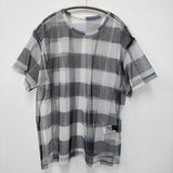 Y's チュール レイヤードカットソー メッシュ サイズ2 YY-T10-673 半袖Ｔシャツ カットソー 24SS グレー ブラック レディース ワイズ/Yohji【中古】6-0324S♪