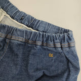 45R/45rpm ざっくりストレッチデニムスリムパンツ インディゴ 定価22000円 ブルー レディース フォーティーファイブアールピーエム【中古】5-1103G♪