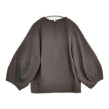 PLAIN PEOPLE ストライプJQジャージーラグランスリーブプルオーバー 定価31900円 カットソー Cグレー レディース プレインピープル【中古】5-1103M♪