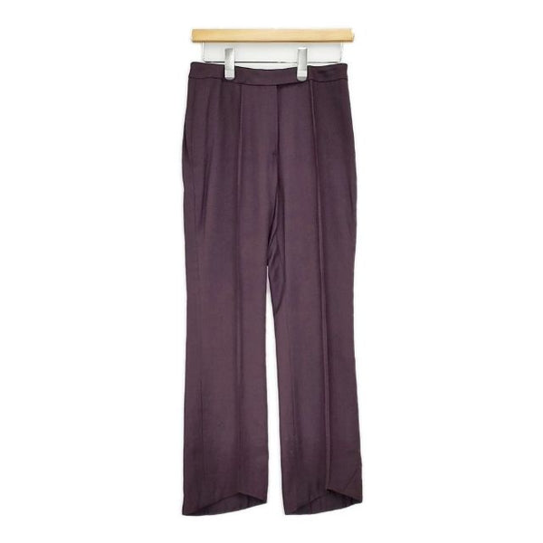 JOHN GALLIANO セミフレア センターシーム スラックス パンツ 初期 90年代 パープル レディース ジョンガリアーノ【中古】5-1020G∞
