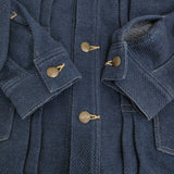 45R/45rpm ニットデニムのGジャン（インディゴ） 定価57200円 ジャケット ブルー レディース フォーティーファイブアールピーエム【中古】5-1103M♪