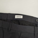 MACKINTOSH PHILOSOPHY H5R20-180-29 テーパード スラックス 40 ワイド パンツ ネイビー レディース マッキントッシュフィロソフィー【中古】6-0307M∞