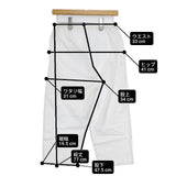 RINEN ペチパンツ コットン 製品洗い パンツ ホワイト レディース リネン【中古】6-0307M∞