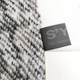 s'yte Yohji Yamamoto レオパード柄 サイズ3 マフラー ネックウォーマー ブラック レディース サイトヨウジヤマモト【中古】5-1027T◎