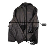 REGULATION Yohji Yamamoto 変形 FI-J54-900 サイズ2 中綿 ジャケット ブラック レディース レギュレーションヨウジヤマモト【中古】5-1018T♪