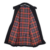 FRED PERRY ハリントンマックウインターコート F2475 裏生地チェック コート ネイビー メンズ フレッドペリー【中古】5-1027T∞