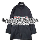 FRED PERRY ハリントンマックウインターコート F2475 裏生地チェック コート ネイビー メンズ フレッドペリー【中古】5-1027T∞