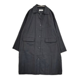 etre relie 新品 TCツイルシワ加工コート サイズ38 定価28600円 151105 コート ブラック レディース エトレリー【中古】5-1103M♪