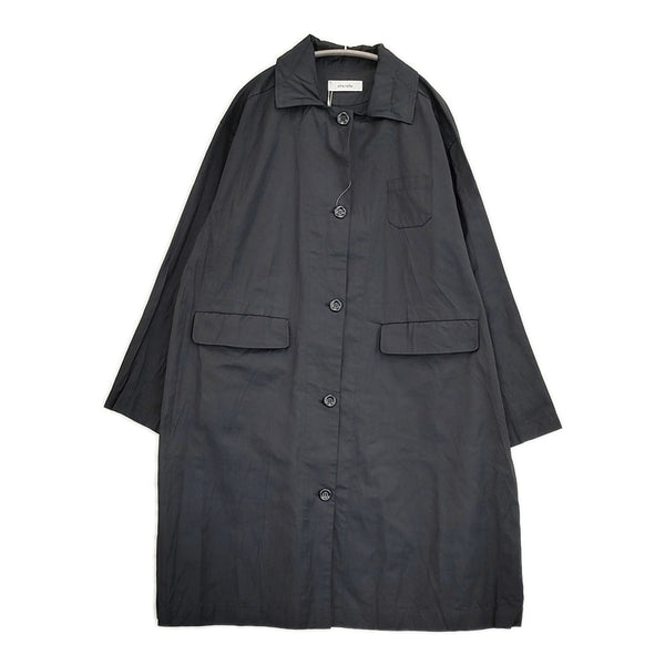 etre relie 新品 TCツイルシワ加工コート サイズ38 定価28600円 151105 コート ブラック レディース エトレリー【中古】5-1103M♪