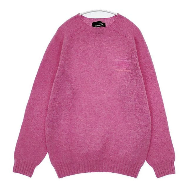 tricot COMME des GARCONS/INVERALLAN 別注 ウール イギリス製 セーター ニット AD2021 ピンク レディース トリココムデギャルソン/インバーアラン【中古】5-1020T∞