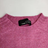 tricot COMME des GARCONS/INVERALLAN 別注 ウール イギリス製 セーター ニット AD2021 ピンク レディース トリココムデギャルソン/インバーアラン【中古】5-1020T∞