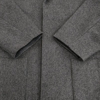 HYKE ウールメルトンショップコート 202-17267 サイズ2 チェスターコート グレー レディース ハイク【中古】5-1014T♪