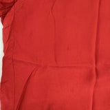 suzuki takayuki over shirt レーヨンシルク 定価36300円 日本製 半袖シャツ レッド タグ表記：dawn red レディース スズキタカユキ【中古】6-0410S△