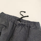 SILKKI シルッキ シルッキパンツ シルッキデニム サイズM 定価28600円 コットンシルク イージー パンツ ネイビー レディース【中古】5-1103G♪