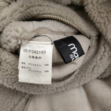 marble sud フェイクムートン マウンテンリバーシブルコート 067F042165 ボア コート グレージュ レディース マーブルシュッド【中古】5-1115A♪