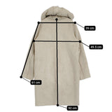 marble sud フェイクムートン マウンテンリバーシブルコート 067F042165 ボア コート グレージュ レディース マーブルシュッド【中古】5-1115A♪