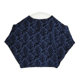 marble sud キツネ 森 トロイメライ ベロアジャガードプルオーバー カットソー ネイビー レディース マーブルシュッド【中古】5-1020T∞