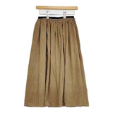 marble sud コーデュロイ ロングスカート ベージュ レディース マーブルシュッド【中古】5-1020T∞