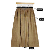 marble sud コーデュロイ ロングスカート ベージュ レディース マーブルシュッド【中古】5-1020T∞