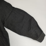 soil インド製 バンドカラー ウールリネン タック ワンピース ブラック レディース ソイル【中古】5-1020T∞