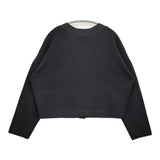 uncrave コットンポリエステル オンワード樫山 カーディガン ブラック レディース アンクレイヴ【中古】5-1103M♪