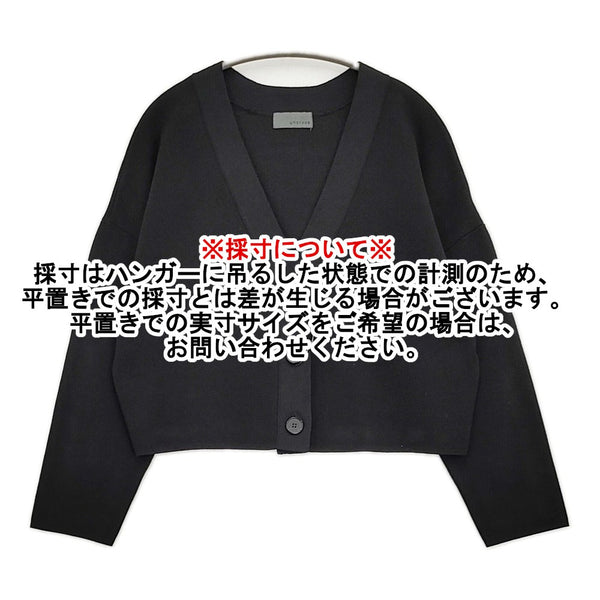 アンクレイヴ uncrave オンワード樫山 Vネックニットカーディガン F/ブラック 黑 トップス ハオリ 羽織り 長袖【2400013468602】 シアー リブ ニット カーディガン（uncrave STANDARD） / uncrave